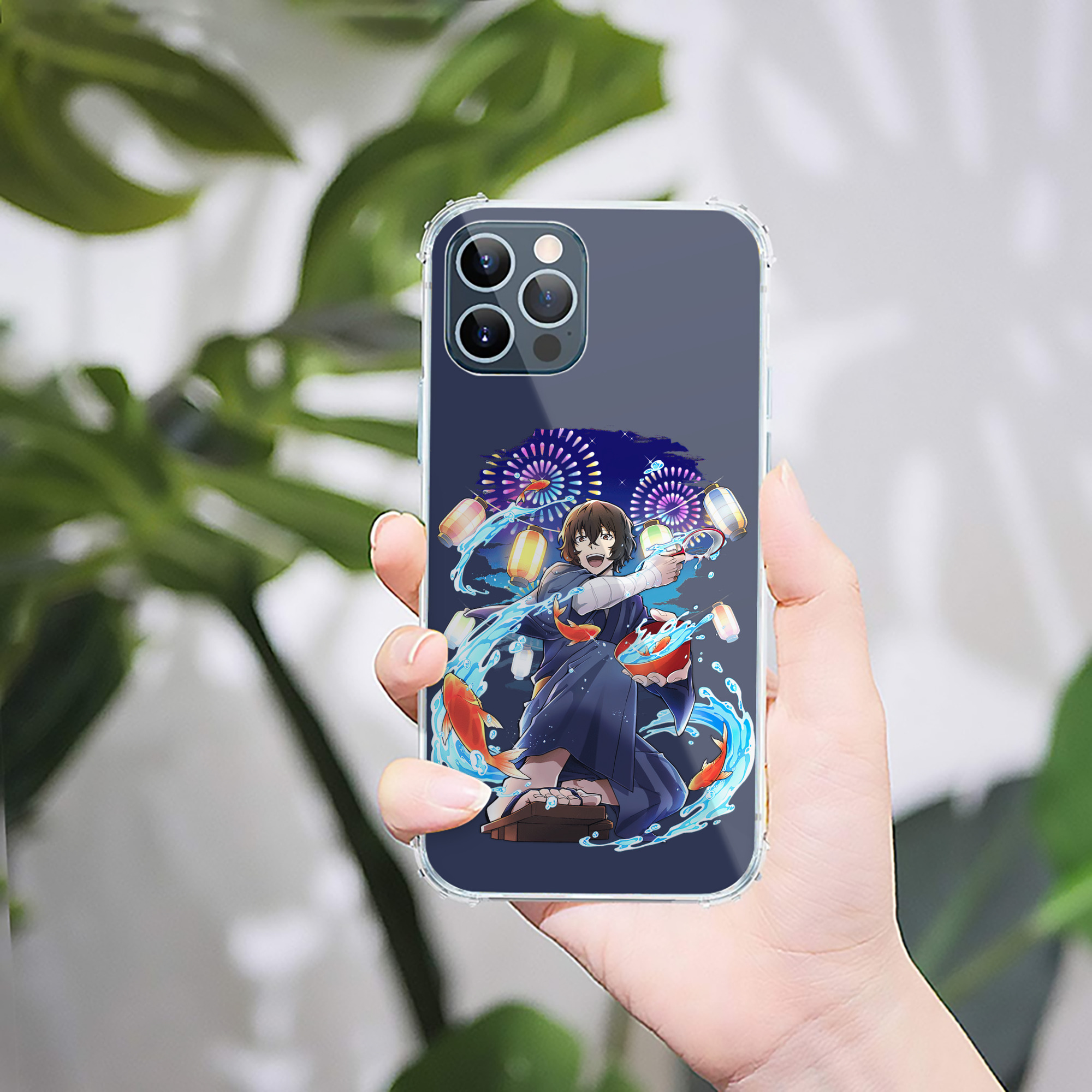 （画像用） 文豪ストレイドッグス Bungo Stray Dogs 【iPhone 12シリーズ対応】透明スマホケース（クリアソフトケース）